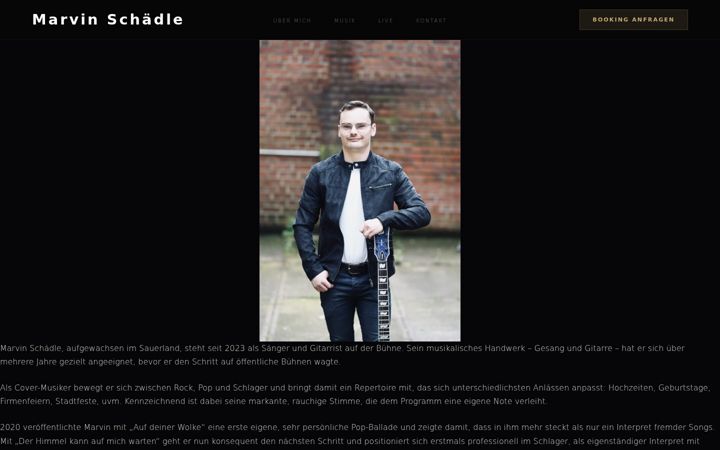 Screenshot of marvinschaedle.de