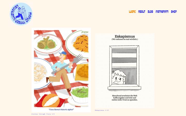 Screenshot of marvintraber.de
