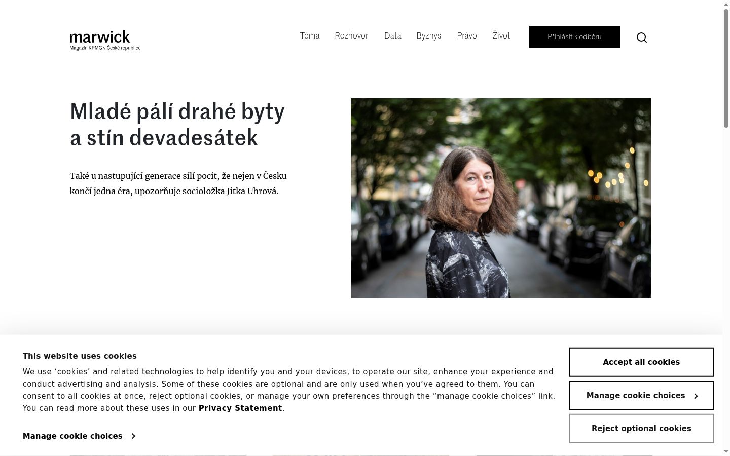 Zrzut ekranu banera zgody wyświetlanego przed jakąkolwiek interakcją