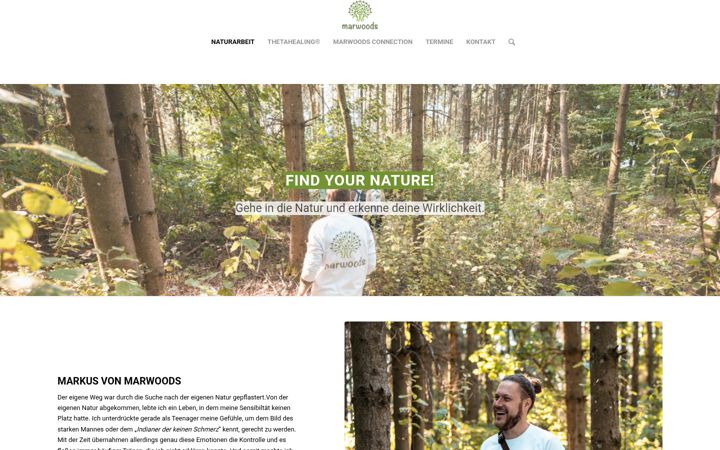 Screenshot of marwoods.de