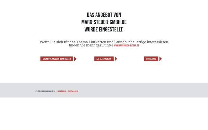 Screenshot of marx-steuer-gmbh.de