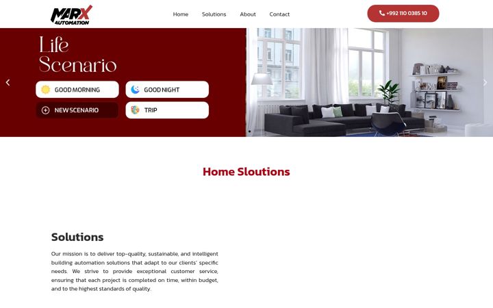 Screenshot of marxautomation.com