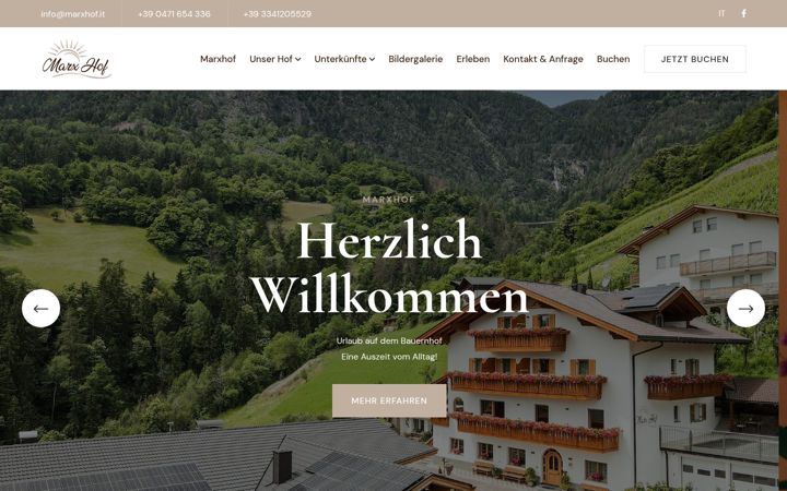 Screenshot of marxhof.it