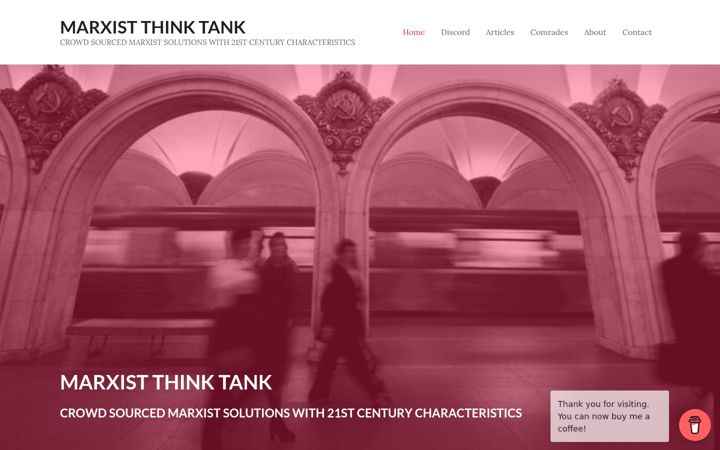 Screenshot of marxistthinktank.org