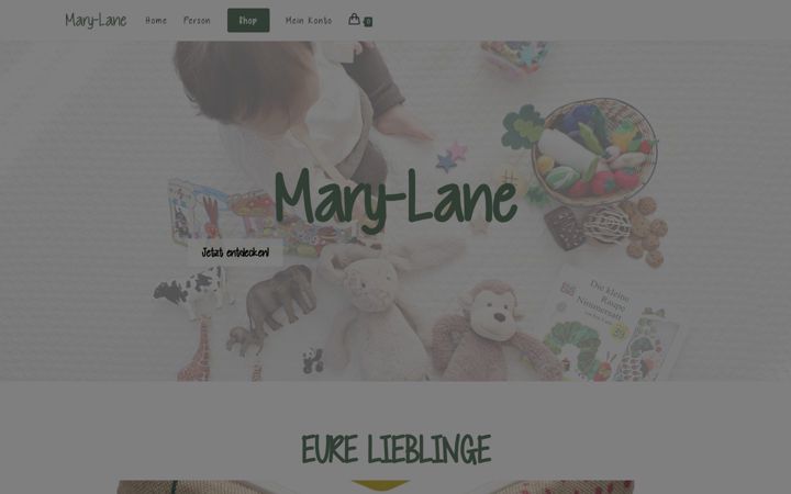 Screenshot of mary-lane.de