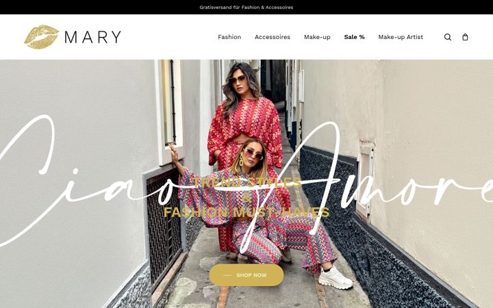 Screenshot of mary-makeup-fashion.com