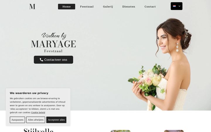 Screenshot of maryage.nl