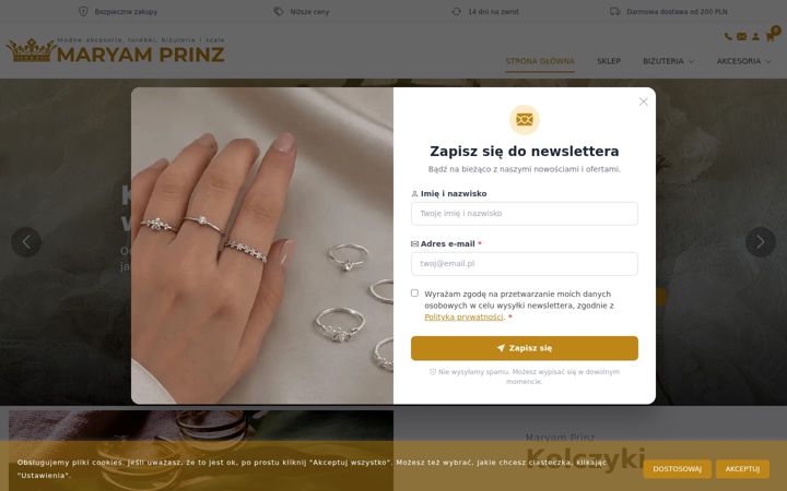Screenshot of maryamprinz.com