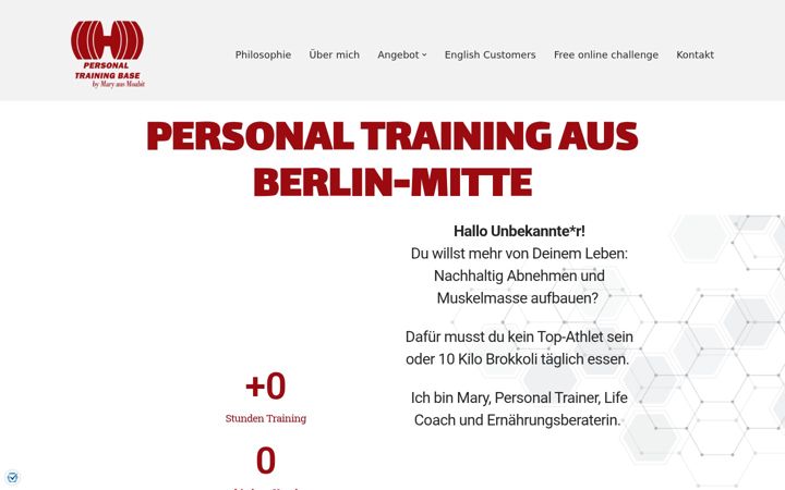 Screenshot of maryausmoabit.com