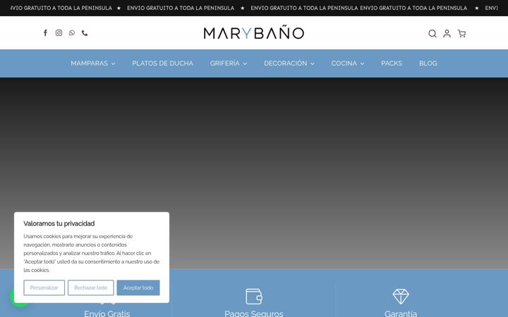 Screenshot of marybano.es