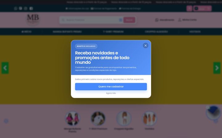 Screenshot of maryboutique.com.br