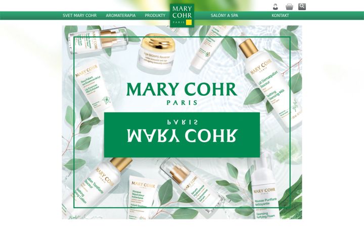 Screenshot of marycohr.sk