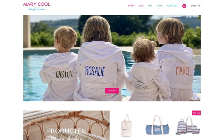 Screenshot of marycool.be