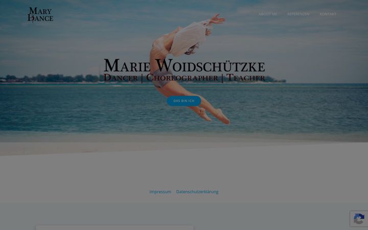 Posnetek zaslona marydance.de