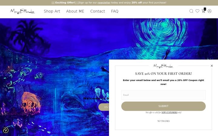 Screenshot of maryellenlee.com