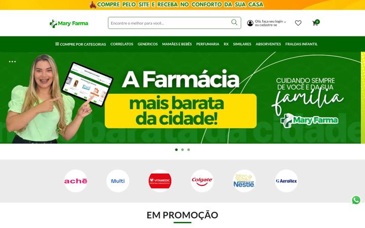 Screenshot of maryfarma.com.br