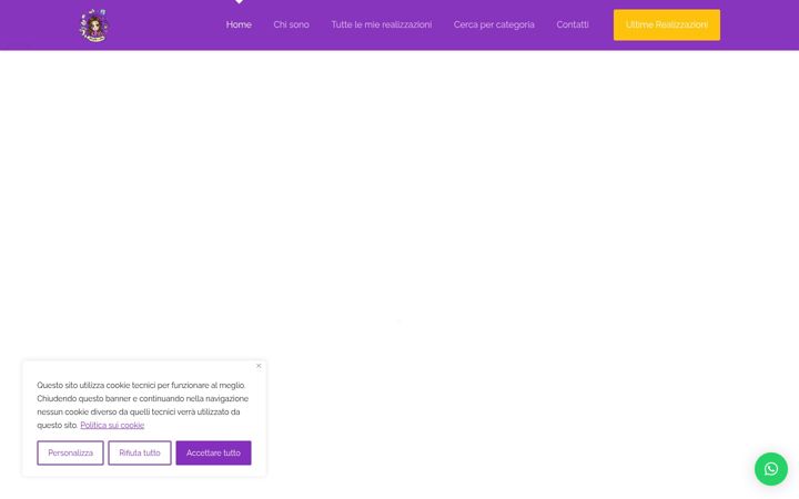 Screenshot of maryfattoamano.it
