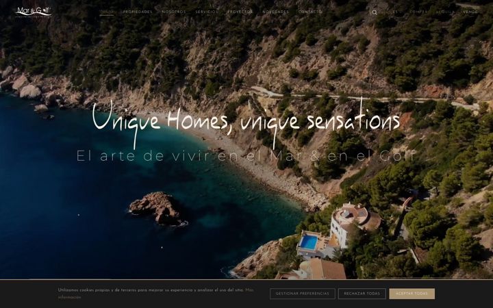 Screenshot of marygolfhomes.com