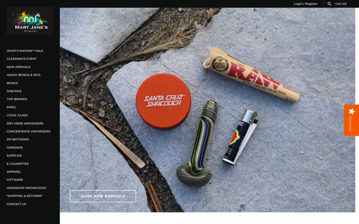 Ekrano kopija maryjaneshq.com