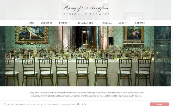 Screenshot of maryjanevaughan.co.uk