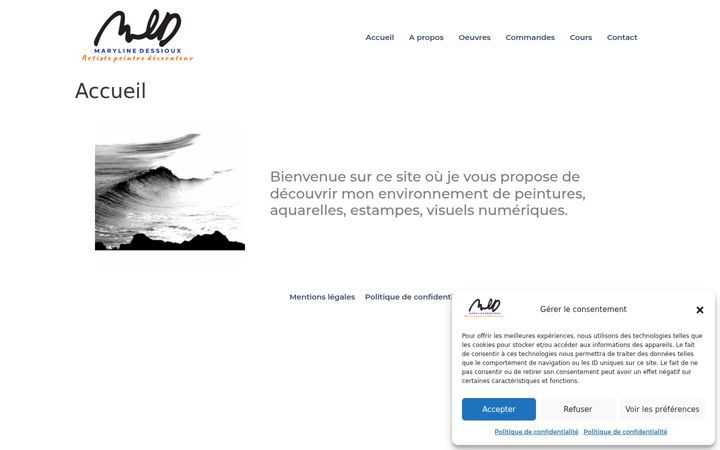 Screenshot of marylinedessioux.fr
