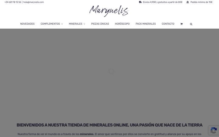 Screenshot of marynelis.com