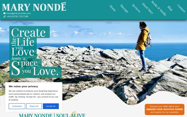 Screenshot of marynonde.com
