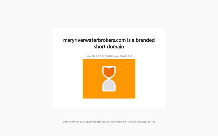 Screenshot of maryriverwaterbrokers.com