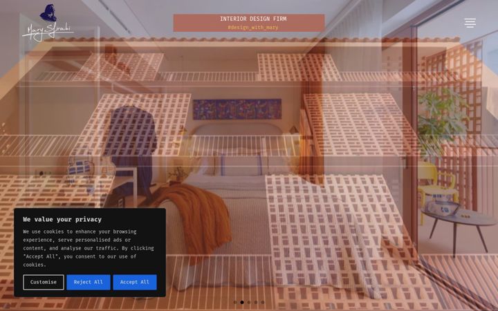 Screenshot of marysfiraki.com