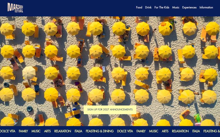 Screenshot of marzamemi.co.uk