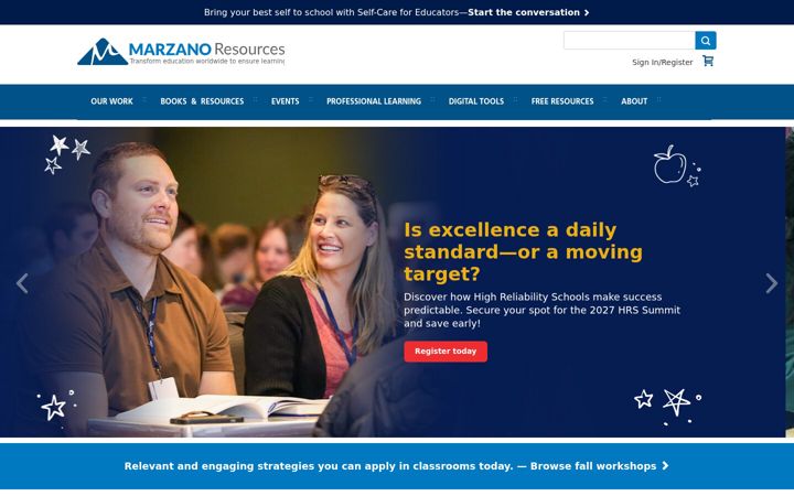 Screenshot of marzanoresources.com