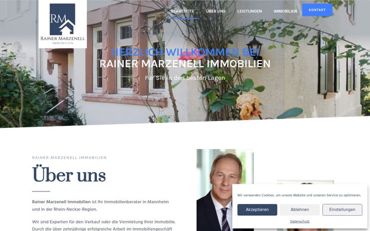 Screenshot of marzenell-immobilien.de
