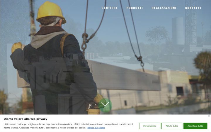 Screenshot of marzilloprefabbricati.it