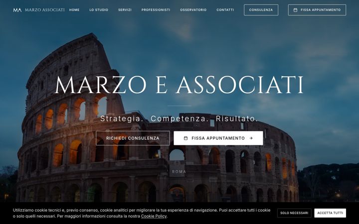 Screenshot of marzoassociati.it