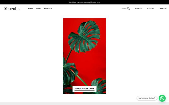 Screenshot of marzollacalzature.it