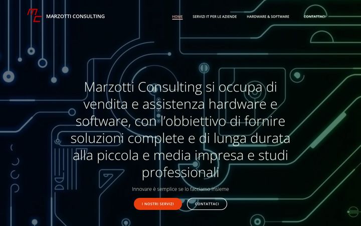 Screenshot of marzotticonsulting.it