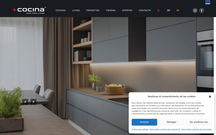Screenshot of mas-cocina.es