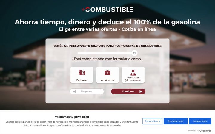 Screenshot of mas-combustible.com