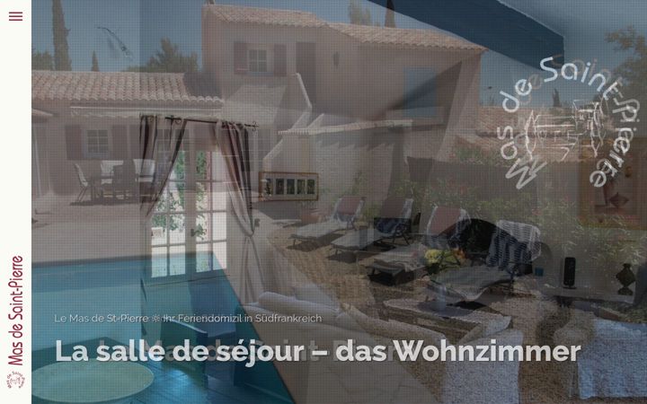 Screenshot of mas-de-saint-pierre.com