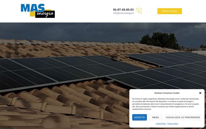 Screenshot of mas-energia.it
