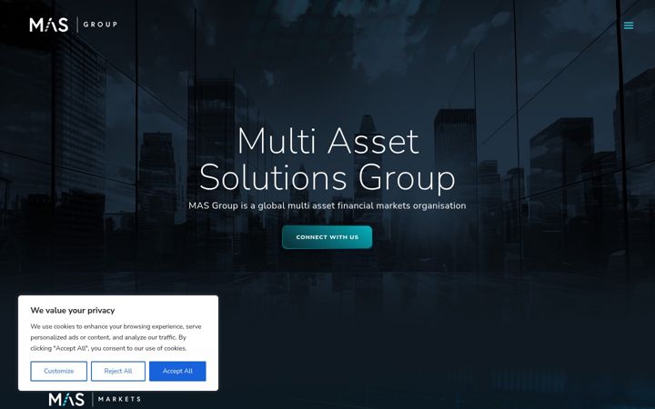 Screenshot of mas-group.com