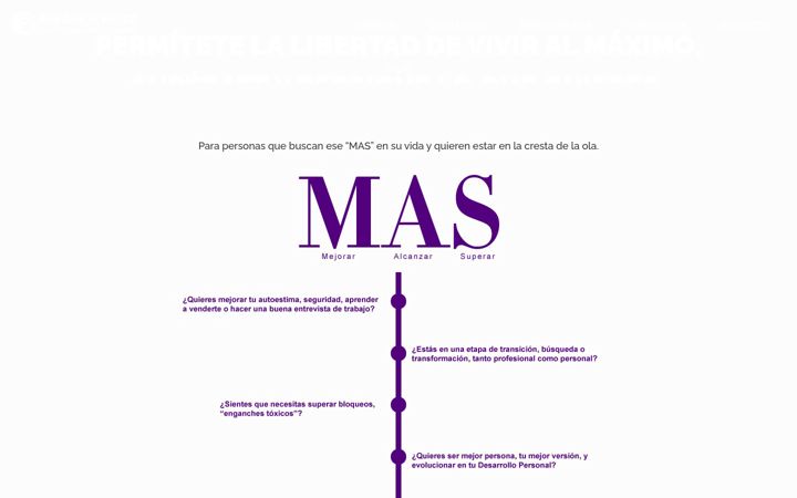 Screenshot of mas-lifecoach.com
