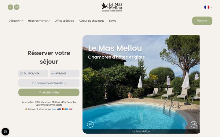 Screenshot of mas-mellou.com