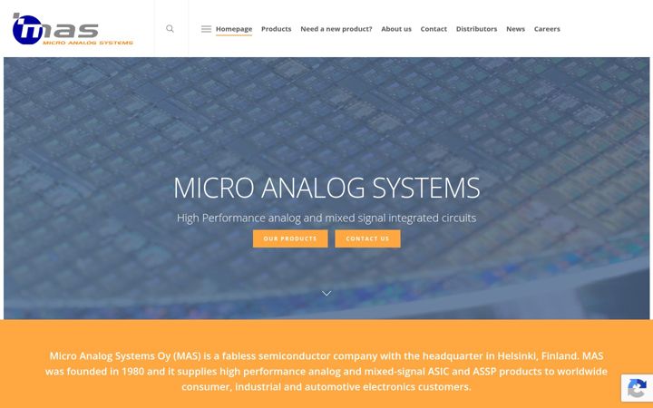 Screenshot of mas-oy.com