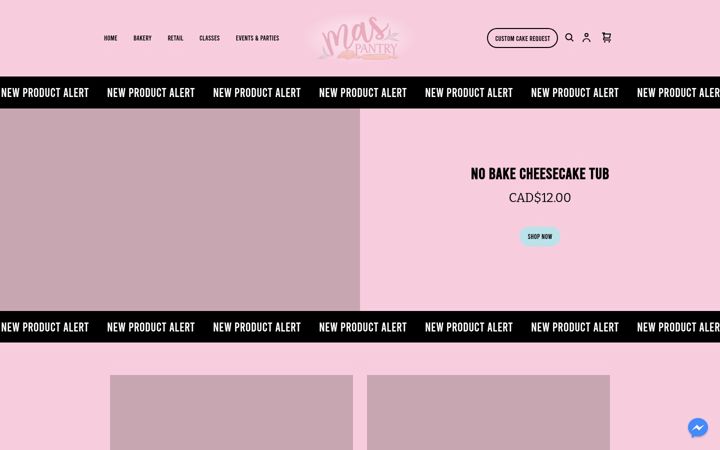 Screenshot of mas-pantry.com