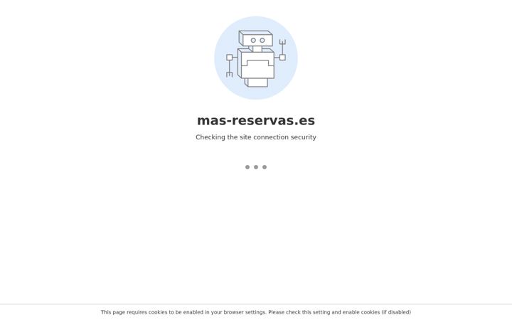 Screenshot of mas-reservas.es