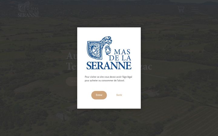 Screenshot of mas-seranne.com