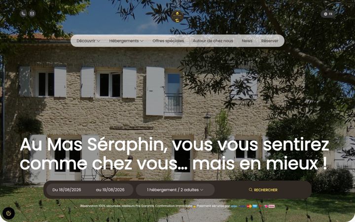 Screenshot of mas-seraphin.com