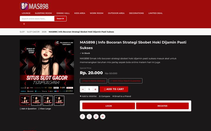 Screenshot of mas898.net