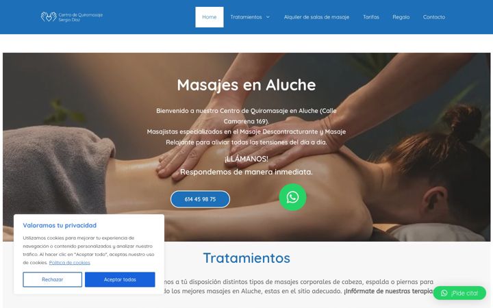 Screenshot of masajesaluche.com